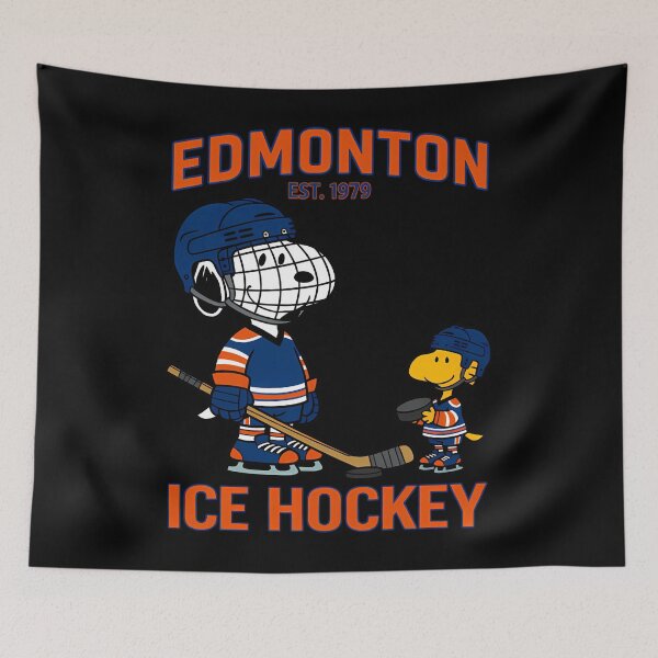 Item preview,  Edmonton Oilers Go Edmonton Snoopy Ice Hockey H012 designed and sold by NightSik.
