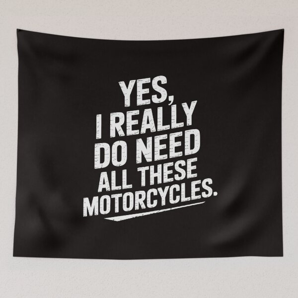 Item preview, Yes I Really Do Need All These Motorcycles Garage designed and sold by Rising-smoke.