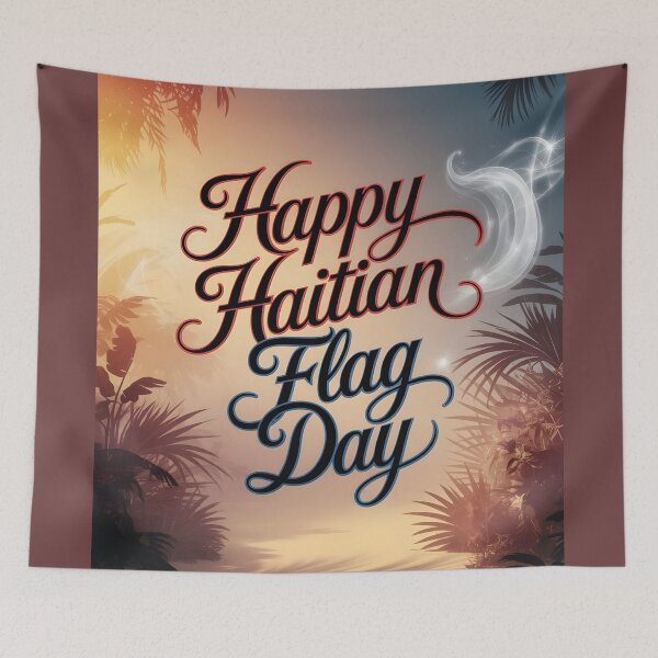 Item preview, Happy Haitian Flag Day Celebration designed and sold by Wiss2Arts.