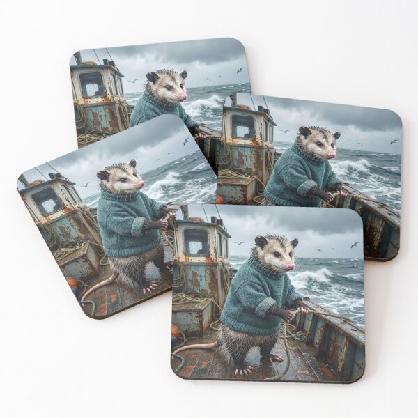 Item preview, Possum Battles the North Sea designed and sold by Tridentulus.