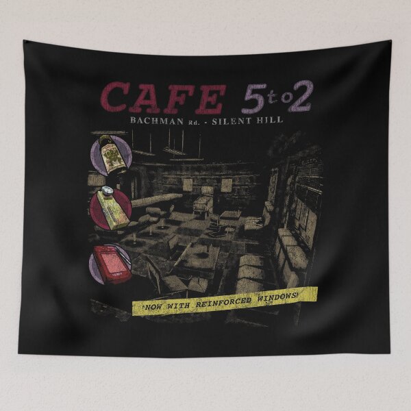 Item preview, Cafe 5to2 Silent Hill 1 1999 Distressed designed and sold by Power Up Prints.