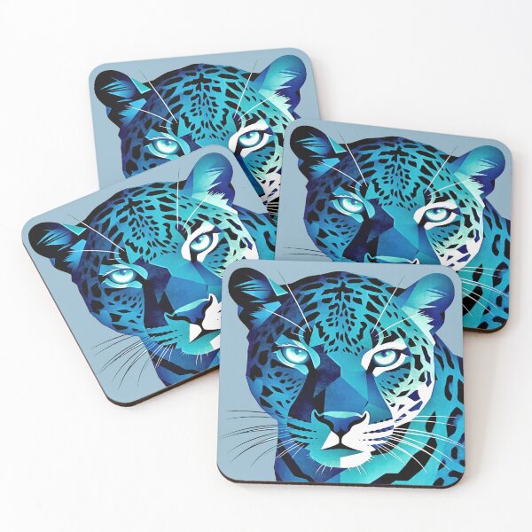 Item preview, Blue leopard designed and sold by Javier Narváez Solarte.