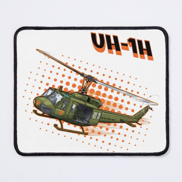 Item preview, Iconic Lift: Retro-Illustrative UH-1H Huey Helicopter designed and sold by fleetofaircraft.