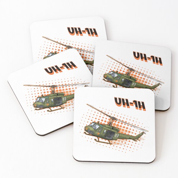 Item preview, Iconic Lift: Retro-Illustrative UH-1H Huey Helicopter designed and sold by fleetofaircraft.