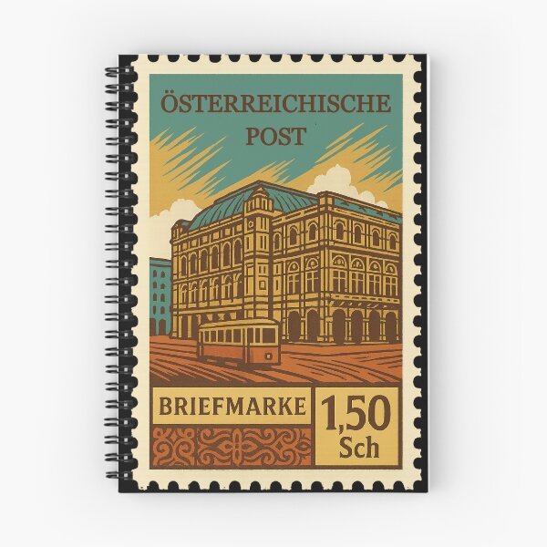 Item preview, Austria – Vintage Postage Stamp (Vienna State Opera) designed and sold by Travellerz.
