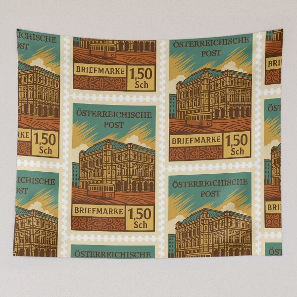 Item preview, Austria – Vintage Postage Stamp (Vienna State Opera) designed and sold by Travellerz.
