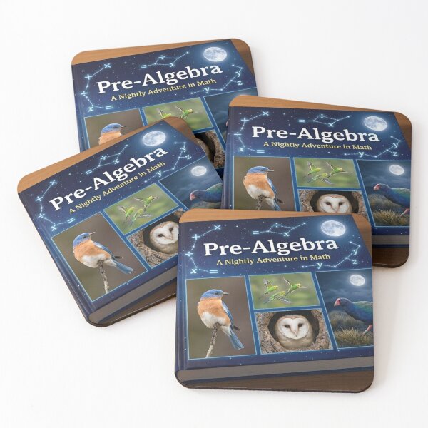 Item preview, Bird Loving Pre-Algebra Math Book designed and sold by Uniqueartai.