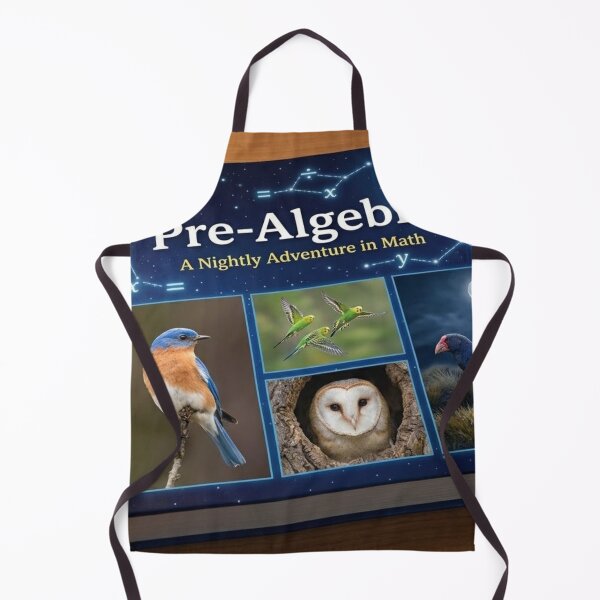 Item preview, Bird Loving Pre-Algebra Math Book designed and sold by Uniqueartai.