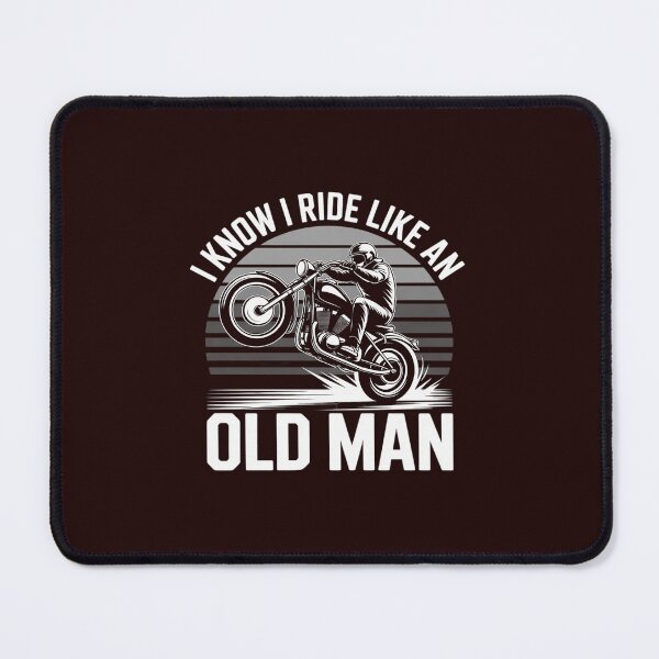 Item preview, Old Man Bike Dirtbike Motocross designed and sold by LavenderAndRage.