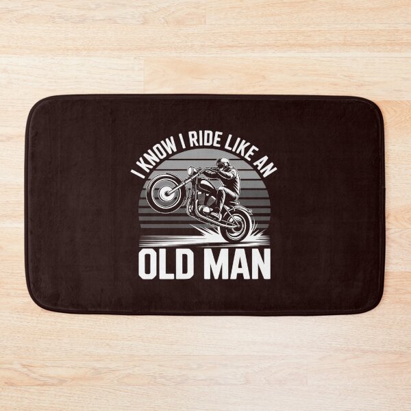 Item preview, Old Man Bike Dirtbike Motocross designed and sold by LavenderAndRage.