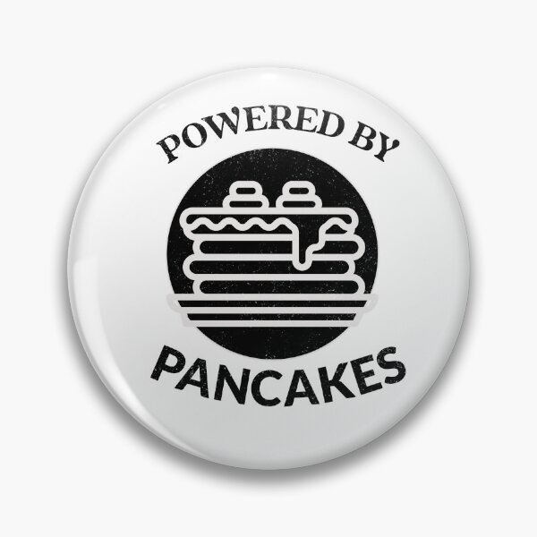 Item preview, Powered By Pancakes, Pancakes designed and sold by HoppingCreation.