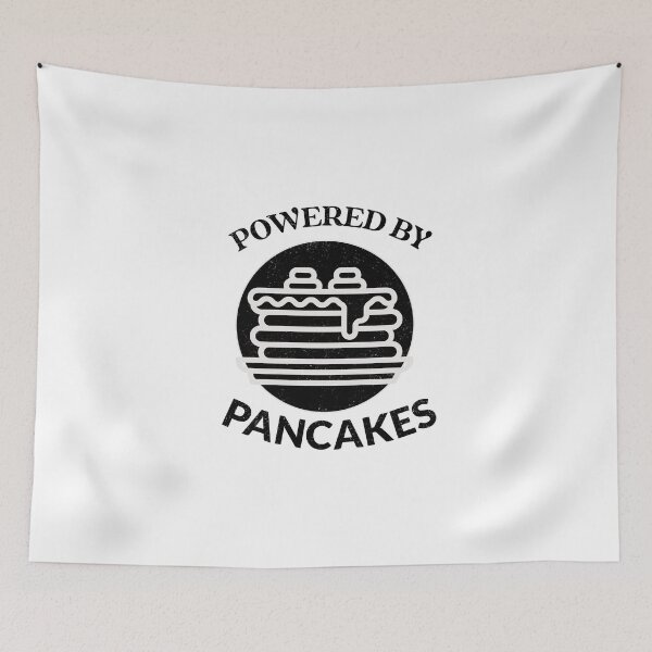 Item preview, Powered By Pancakes, Pancakes designed and sold by HoppingCreation.