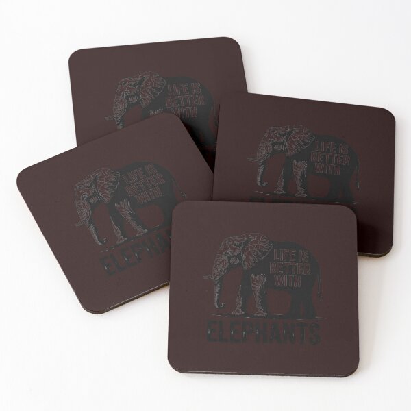 Item preview, Life Is Better With Elephants Elephant Lover designed and sold by LavenderAndRage.