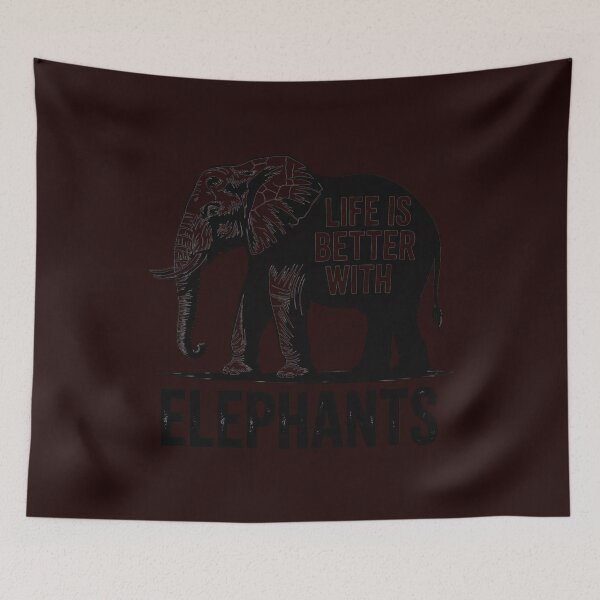 Item preview, Life Is Better With Elephants Elephant Lover designed and sold by LavenderAndRage.