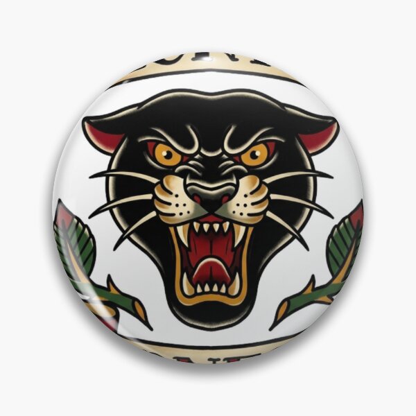 Artikelvorschau, Unverblümt ehrliches Panther-Tattoo entworfen und verkauft von Avant Gifts.