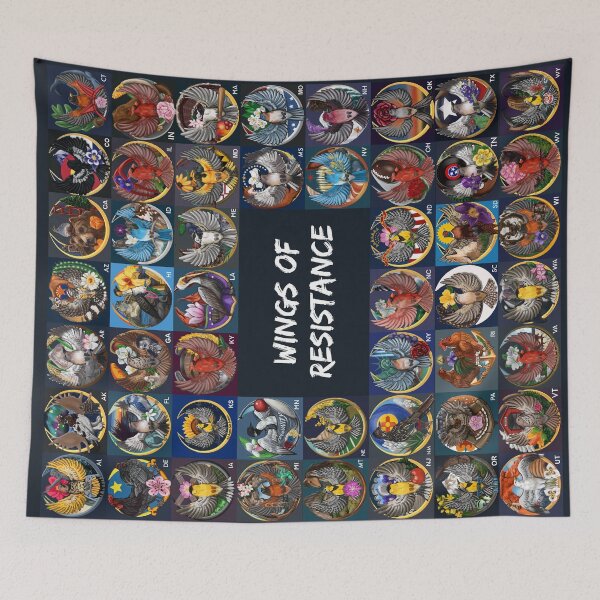 Item preview, Rebel Birds of Resistance (Wings of Resistance)  designed and sold by kit-n-kadoodle.