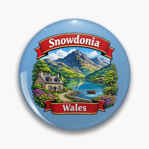 Item preview, Snowdonia, Wales - Mountain Lake designed and sold by Myra365Art.