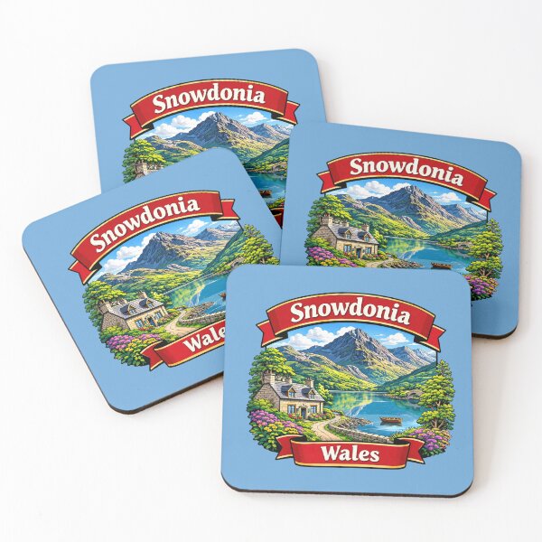 Item preview, Snowdonia, Wales - Mountain Lake designed and sold by Myra365Art.