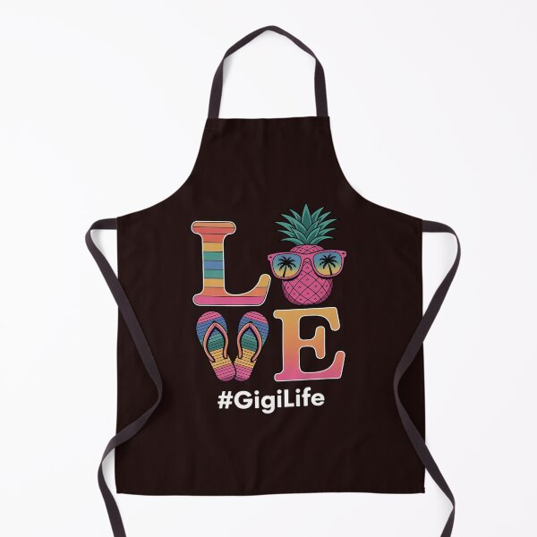 Item preview, LOVE Gigi Life Pineapple Flip Flop Gift designed and sold by Black-Montana.
