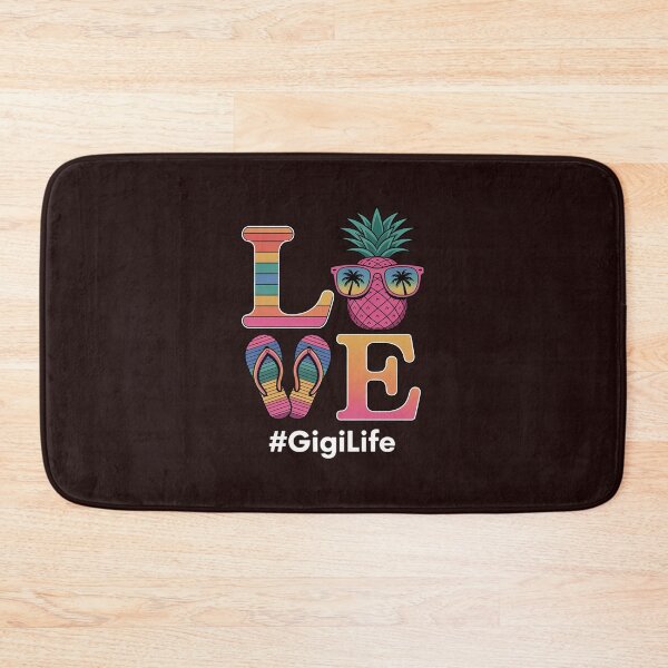 Item preview, LOVE Gigi Life Pineapple Flip Flop Gift designed and sold by Black-Montana.