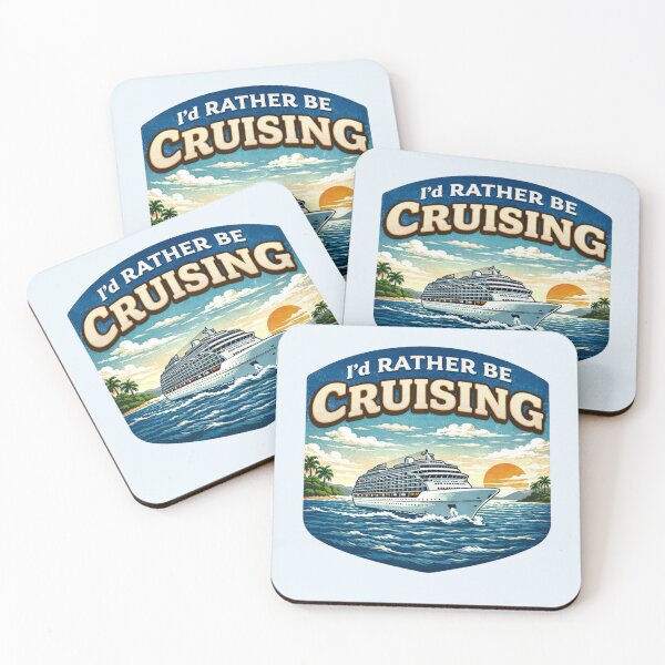 Item preview, I'd Rather Be Cruising - Cruise Ship designed and sold by Myra365Art.
