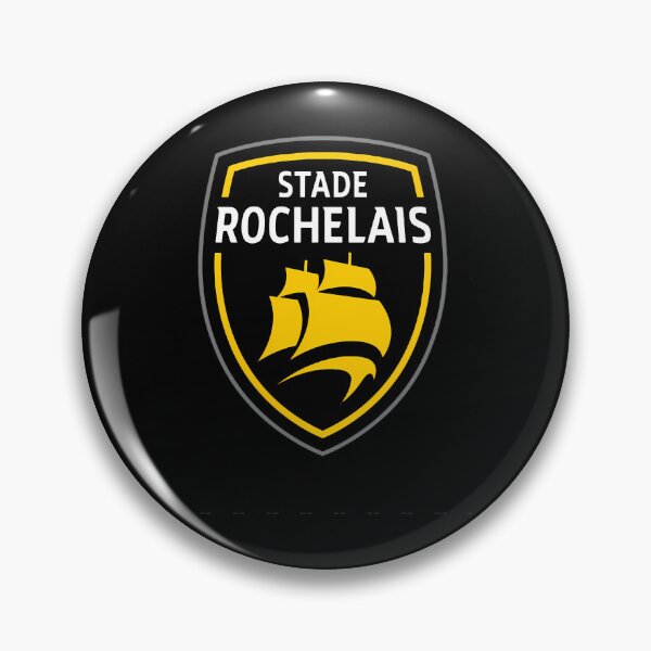 Aperçu de l'œuvre Logo du Stade Rochelai Rugby Joueur créée et vendue par 420Lovers.