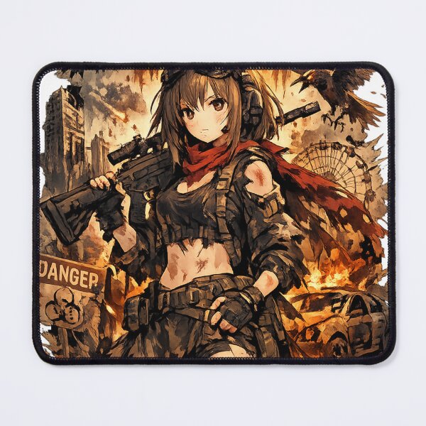 Item preview, Girl Post Apocalyptic designed and sold by bashhonkdesign.