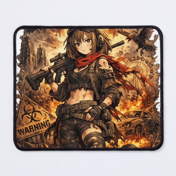 Item preview, Cute Post-Apocalyptic Girl designed and sold by bashhonkdesign.