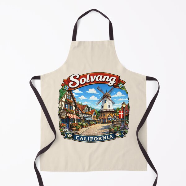 Item preview, Solvang, California - Danish Village with Windmill designed and sold by Myra365Art.