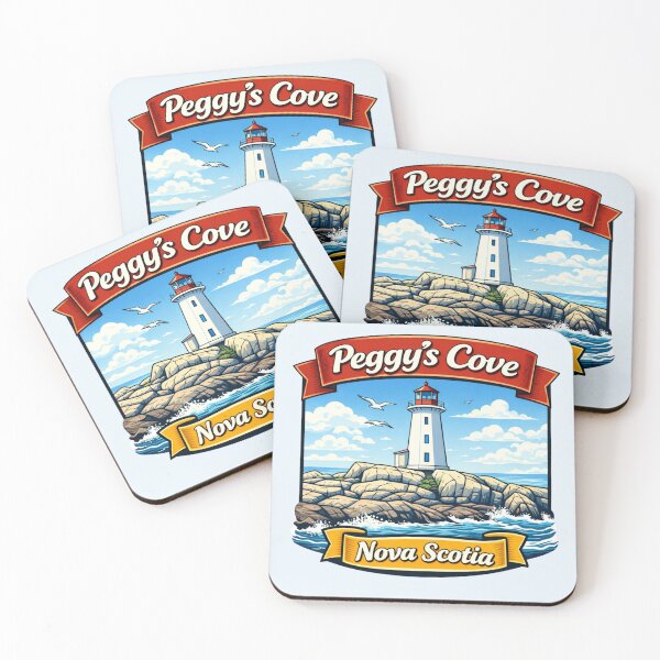 Item preview, Peggy's Cove, Nova Scotia - Lighthouse Coastal Scene designed and sold by Myra365Art.