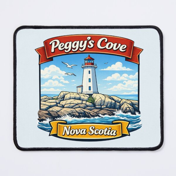 Item preview, Peggy's Cove, Nova Scotia - Lighthouse Coastal Scene designed and sold by Myra365Art.