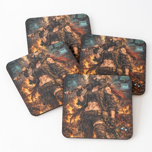 Item preview, Girl Post Apocalyptic wallpapers designed and sold by bashhonkdesign.