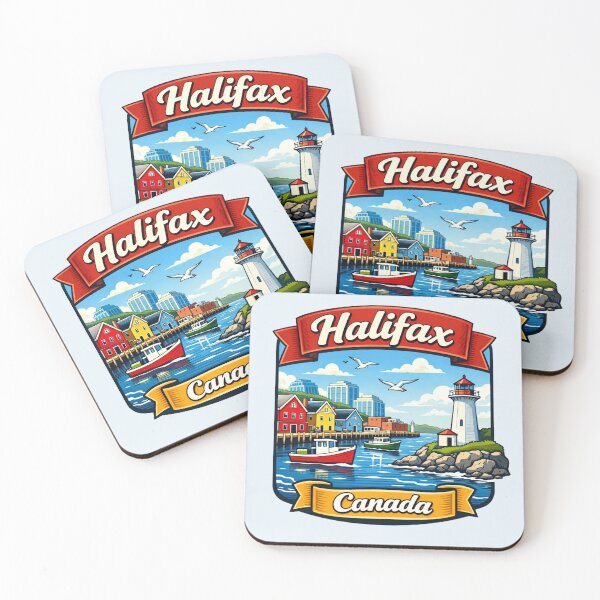 Item preview, Halifax, Nova Scotia Canada - Coastal Harbor designed and sold by Myra365Art.