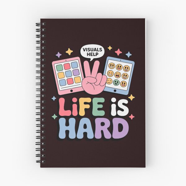 Item preview, Life Is Hard Visuals Help Therapist Applied Behavior designed and sold by WILI-YAWILI.