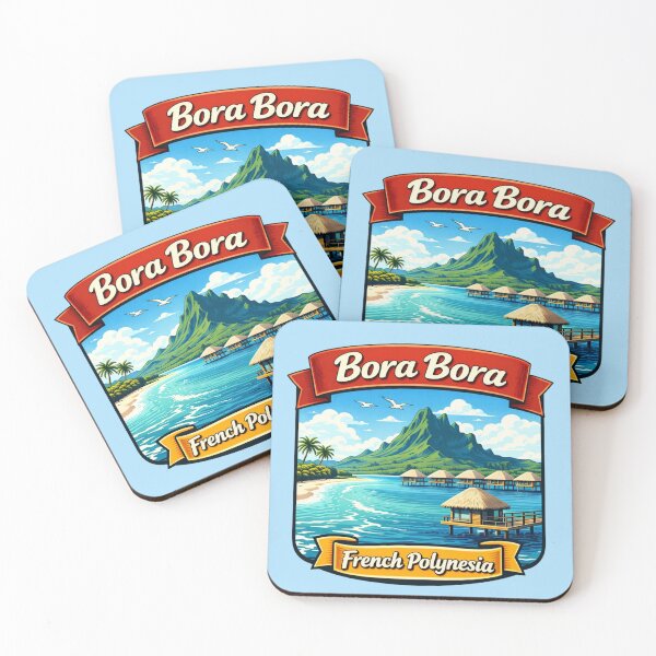 Item preview, Bora Bora, French Polynesia - Tropical Lagoon designed and sold by Myra365Art.