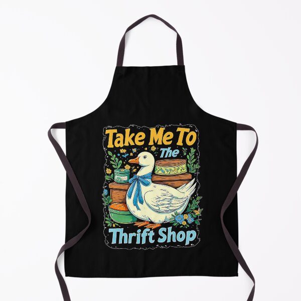 Item preview, Take Me To The Thrift Shop Blue Bow Tie Goose Vintage Tins Floral Retro designed and sold by graphixpolash.