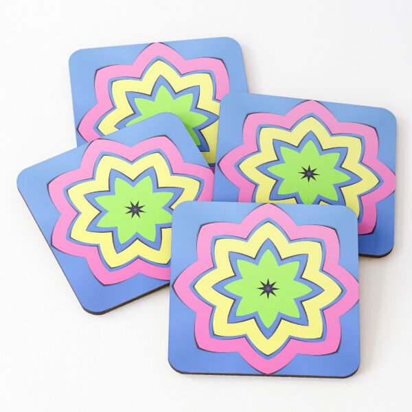 Item preview, Colorful Starburst Pattern Design designed and sold by IntelliMindDesigns.