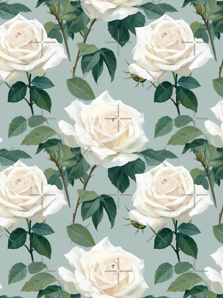 Thumbnail 4 of 4, iPhone Case, White Roses - pretty spring pattern designed and sold by EliteShadow.