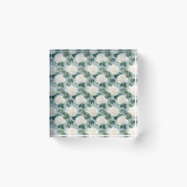 Item preview, White Roses - pretty spring pattern designed and sold by EliteShadow.