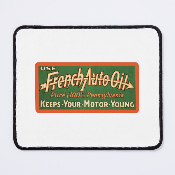 Item preview, Vintage French Auto Oil - Keeps Your Motor Young designed and sold by QuayTradingCo.