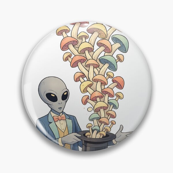 Item preview, Trippy Alien Wizard Psychedelic Art designed and sold by SoftSproutstu.