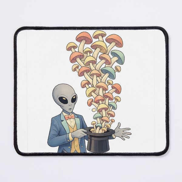 Item preview, Trippy Alien Wizard Psychedelic Art designed and sold by SoftSproutstu.