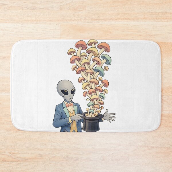Item preview, Trippy Alien Wizard Psychedelic Art designed and sold by SoftSproutstu.