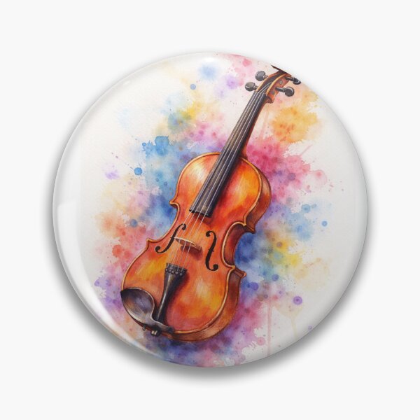 Item preview, Watercolor Violin Art Gift for Music Lovers designed and sold by BlairWynne.