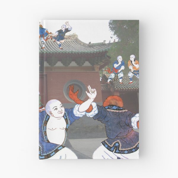 Item preview, Monks sparring in front of Shaolin Temple - Martial Arts designed and sold by NurturingSpirit.