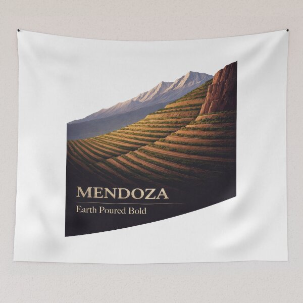 Item preview, Mendoza Sun Soaks The Vine Rows designed and sold by EdvvinStudios.