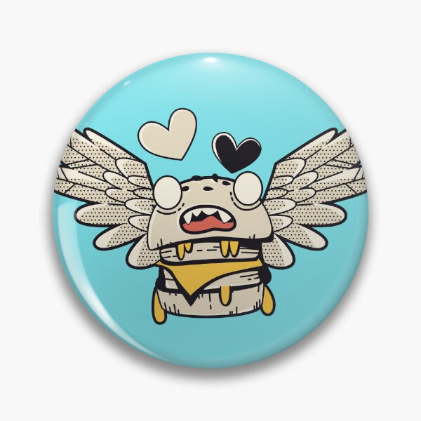 Item preview, retro cartoon burger designed and sold by DopiqueDesign.
