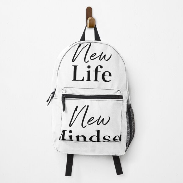 Item preview, New Mindset New Life Minimalist Typography Design | Motivational Quote Aesthetic | Self Growth Inspiration Sticker T-Shirt designed and sold by Sanika arts .