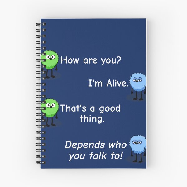 Item preview, Depends Who You Talk To – Funny Conversation Cartoon T-Shirt designed and sold by TheThinglings.