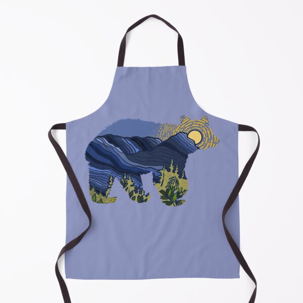 Item preview, Mountains Bear Silhouette drawing designed and sold by CampK80.